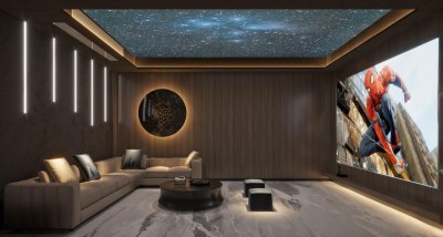 现代家庭影音室3D模型下载